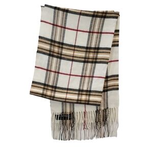 Cashmink Made In Germany Plaid Scarf